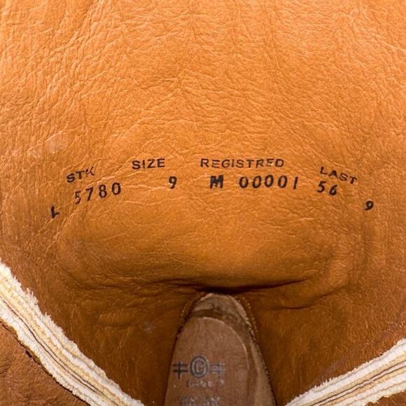 NWOT Women's Circle G Leather Cognac Tan Leather Snip Toe Western Boots Size 9 - Picture 8 of 8